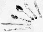 IMPA 170120 – Serving Fork 18-Chrome, Stainless Engraved Handle