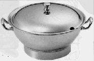 IMPA 170836 – Soup Tureen Stainless Steel, Plain Round 2.4ltr