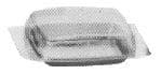 IMPA 171063 – Butter Tray Stainless Steel, With Plastic Cover 185x110mm