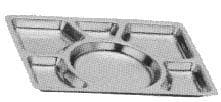 IMPA 171431 – Service Tray Comparted, Stainless Steel 400x300mm