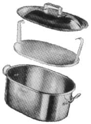 IMPA 171971 – Fish Kettle Aluminium, 560x300x230mm