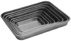 IMPA 172111 – Pan Rectangular Aluminium, 160x110x25mm