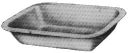 IMPA 172131 – Pie Dish Oblong Alum, 230x300x50mm