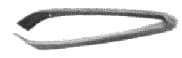 IMPA 172374 – Tweezers Bone Stainless Steel, 105mm