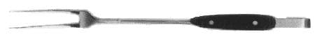 IMPA 172503 – Cook'S Fork Stainless Steel, With Wooden Handle 420mm