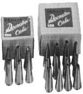 IMPA 172754 – Pastry Tube Stainless Steel, Assorted 6pcs/Set