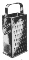 IMPA 172849 – Cheese Grater Stainless Steel, 4 Side Cut 60x90x204mm