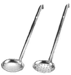 IMPA 173335 – Shallow Ladle Stainless Steel, Solid Bowl Handle L:255mm
