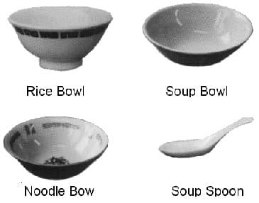 IMPA 173606 – Soup Spoon Chinese Style, Porcelain 140mm