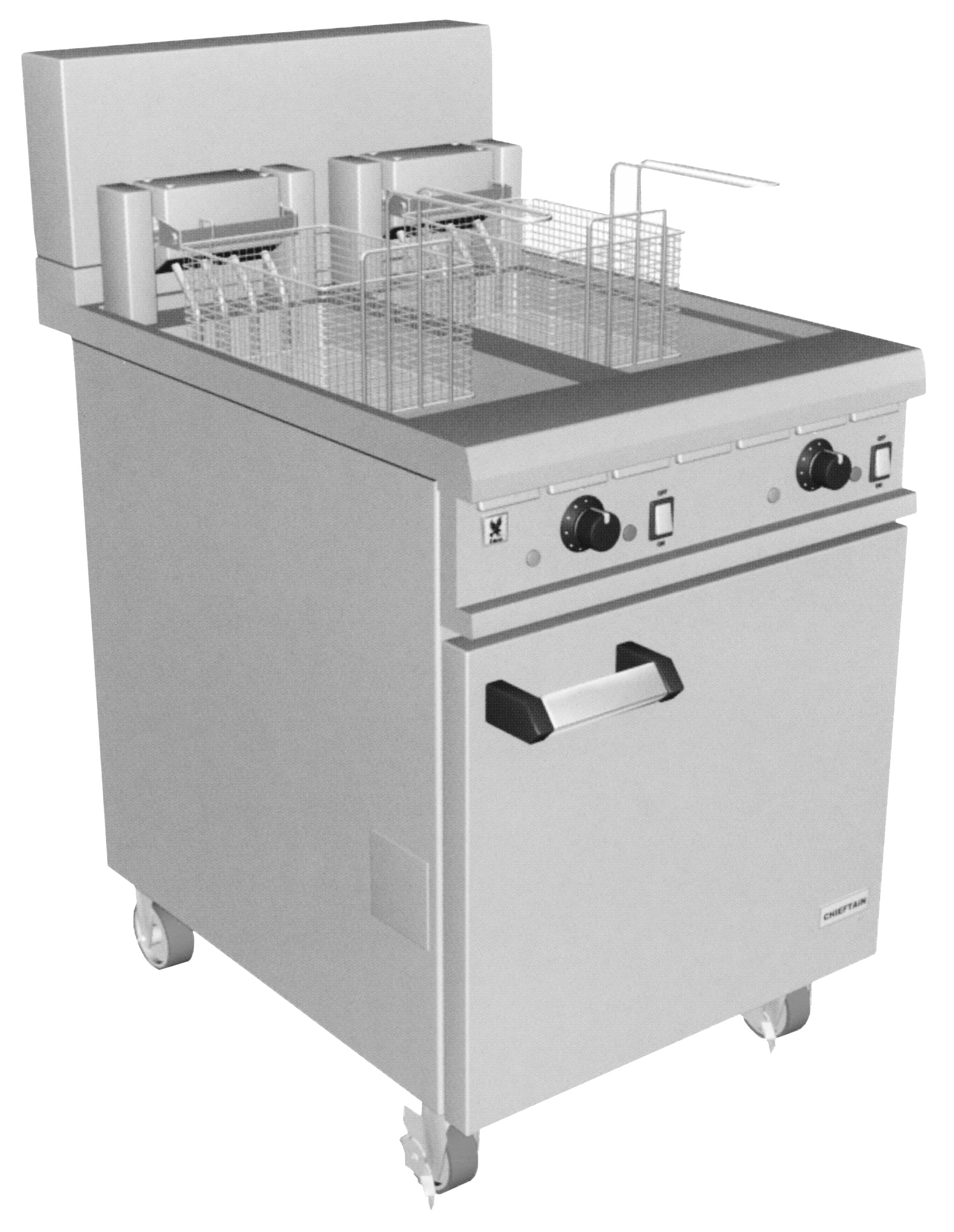 IMPA 175164 – Fryer Electric Twin Pan, Oil Cap 30 Ltr 415v 30 50hz