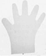 IMPA 190135 – Glove Disposable Plastic, 100prs/Pkt