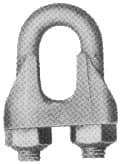 IMPA 230811 – Wire Clip Cast-Iron Standard, Black 32mm