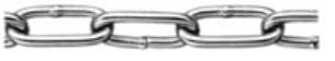 IMPA 231125 – Chain S. Steel Heavy Link, Body Diam 6mm 31 X 9.0mm