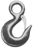 IMPA 231231 – Hoist Eye Hook With Latch, Swl 1/2ton