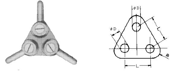 IMPA 231283 – Plate Delta Swl 4.8ton