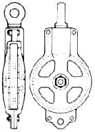 IMPA 231541 – Block Cargo Cast Steel, Jis-F3428-1ra Single 340mm