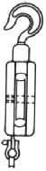 IMPA 231634 – Block Wooden With Hook&Becket, Jis-F3426-W1bh Single 220mm