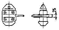 IMPA 231811 – Twist Lock Galv Model Ts-17-5, Right Hand Lock B/L 50ton
