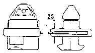 IMPA 231813 – Twist Lock Galv Model Ts-922, Right Hand Lock B/L 42ton
