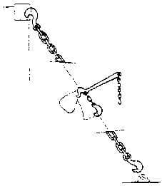 IMPA 231891 – Lashing Chain Model Lc-23-20, Both End Hook B/L 20ton