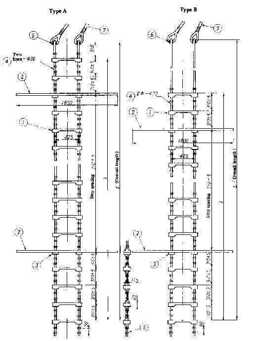 IMPA 232001 – Pilot Ladder A-Type 9mtr, Complete