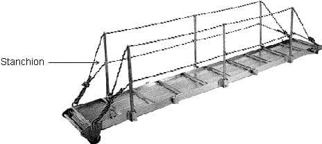 IMPA 232072 – Handrail Stanchion & Socket, For Steel Wharf Ladder