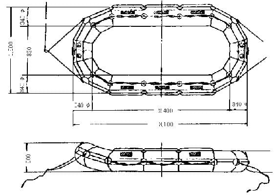 IMPA 232566 – Boat Inflatable For Deep Tank, Inspection Capacity 5 Person