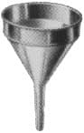 IMPA 232601 – Oil Funnel Galv W/Strainer, 100mm Diam