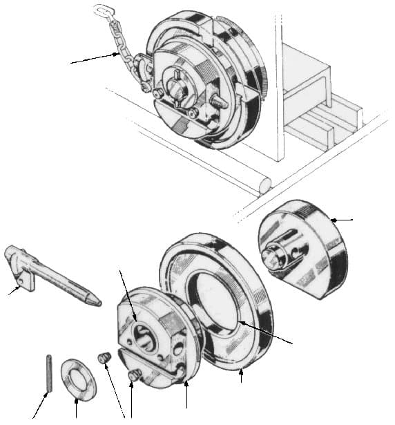 IMPA 233271 – Macgregor Hatch Eccentric, Wheel Model Ass'Y 200mm #20.00