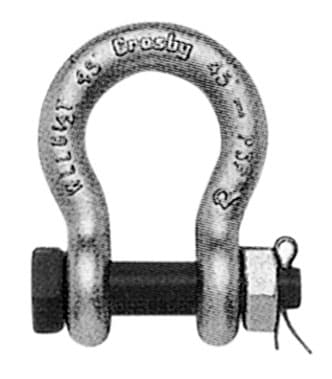 IMPA 234233 – Shackle Anchor Forged Crosby, Bolt Type G-2130 Galv 3/4""
