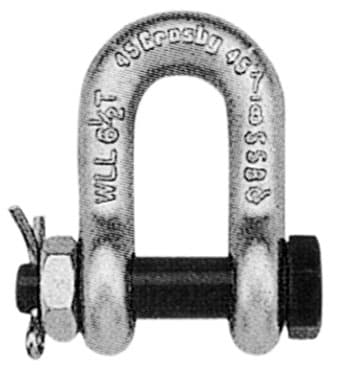 IMPA 234263 – Shackle Chain Forged Crosby, Bolt Type G-2150 Galv 3/4""