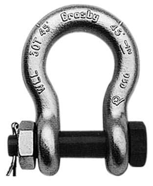 IMPA 234317 – Shackle Anchor Cast Alloy , Crosby Bolt Type G-2140 5""