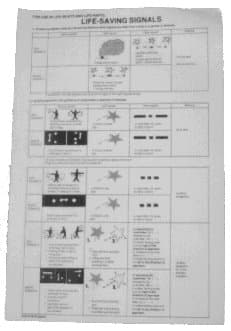 IMPA 330218 – Signal Table Plastic