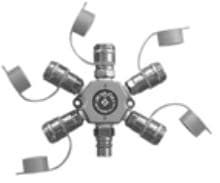 IMPA 351651 – Line Coupler Branch Piping, 200s 4x20sm / 1x40sm & 1x400pm