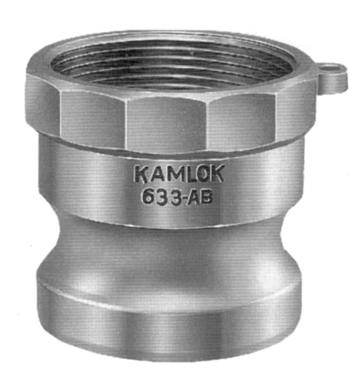 IMPA 351742 – Coupling Cam&Groove S. Steel, A Plug W/Female Thread 8""