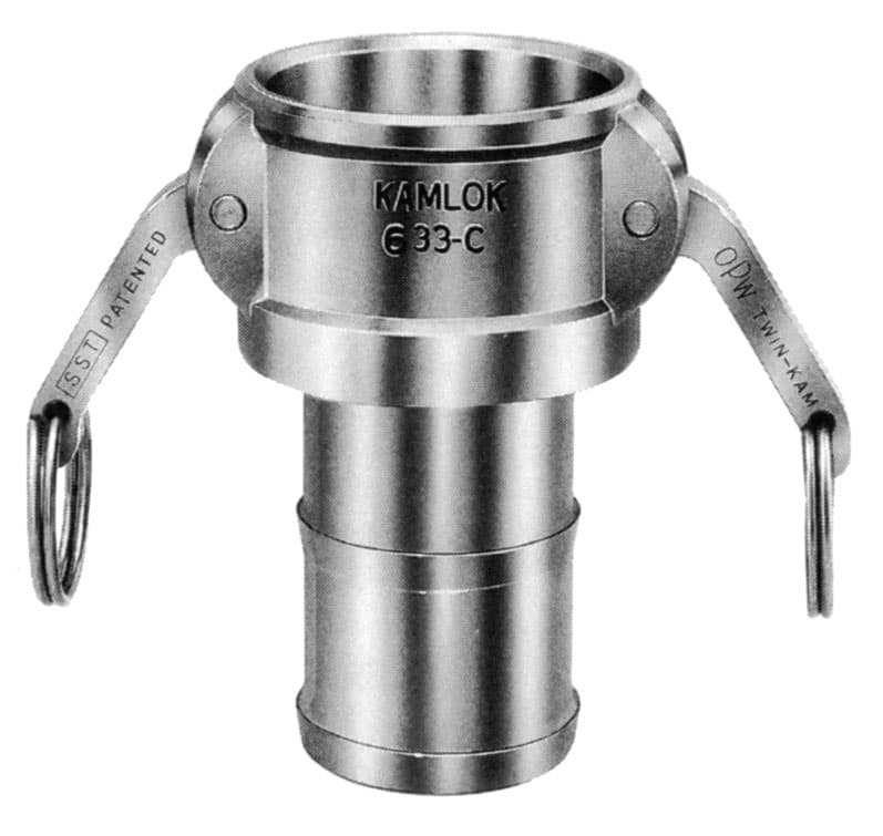 IMPA 352005 – Coupling Cam&Groove Alum Alloy, C Socket W/Hose End 2""