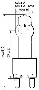 IMPA 370532 – Lamp Halogen 120v 2000w G-38, Suez Canal Searchlight