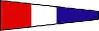 IMPA 371543 – Flag Signal Numeral ""3""