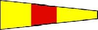 IMPA 371550 – Flag Signal Numeral ""0""