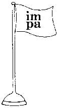 IMPA 371565 – Flag Table 12x18cm