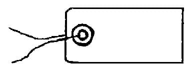 IMPA 471302 – Tag Paper 120x60mm 50'S