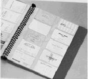 IMPA 471536 – Holder Name Card Loose-Reaf, For 20'S