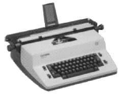 IMPA 471980 – Typewriter Office Electric, 490mm Pica Ac220v