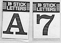 IMPA 473333 – Character Self Adhesive Vinyl, Black 3 30mm 10'S/Pkt