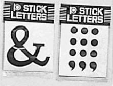IMPA 473381 – Character Self Adhesive Vinyl, White Dot/Comma 30mm 10'S/Pkt