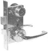 IMPA 490113 – Cylinder Mortise Lock, With Lever Handle Ohs#2320