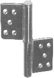 IMPA 490437 – Flag Hinge For Door Stainless, Left Hand L127xw100mm