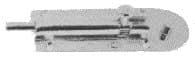 IMPA 490524 – Barrel Bolt Brass, Plate Size 150x35mm