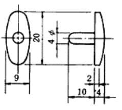 IMPA 490557 – Door Silencer For Wooden Door