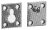 IMPA 491102 – Sash Hanger For Frame Brass, Plate Size W22xl25mm